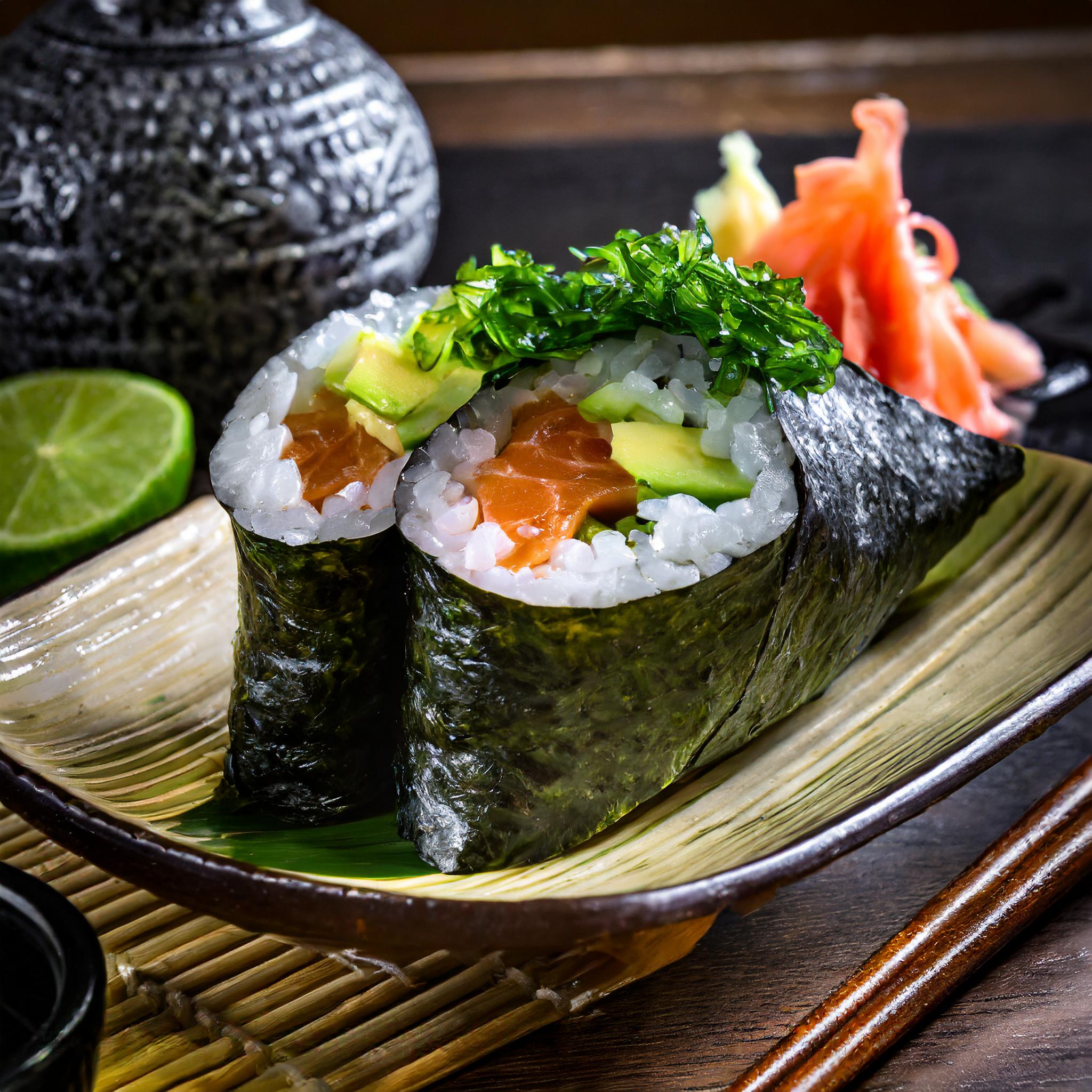 Sushi-Rollenzubereitung mit Fokus auf Nachhaltigkeit und Qualität